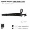 Espuela vaquera gallo recto corto