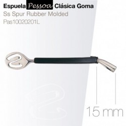Espuela Pessoa clásica goma gallo 15 mm