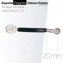 Espuela Pessoa clásica ruleta 25 mm