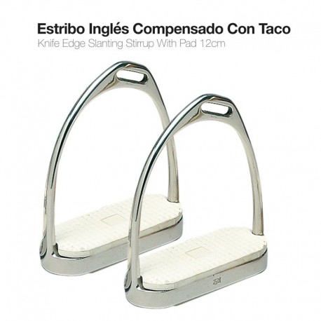 Estribo inglés compensando con taco