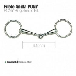 Filete anilla inox Pony