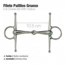 Filete palillos grueso inox