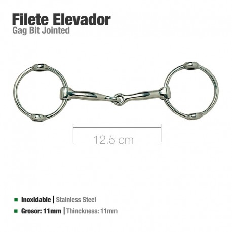 Filete elevador inox