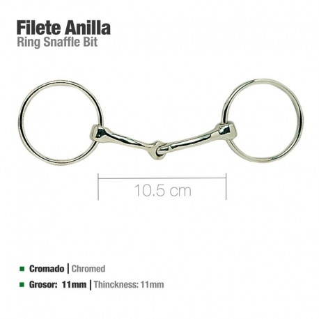 Filete anilla cromado