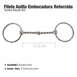 Filete anilla embocadura retorcida
