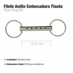 Filete anilla inox embocadura flauta