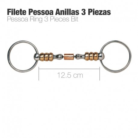 Filete Pessoa anilla 3 piezas