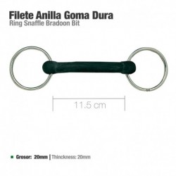 Filete anilla goma dura