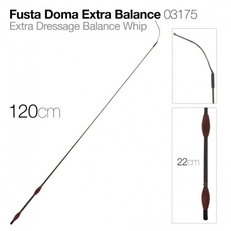 Fusta de doma extra balance 120 cm