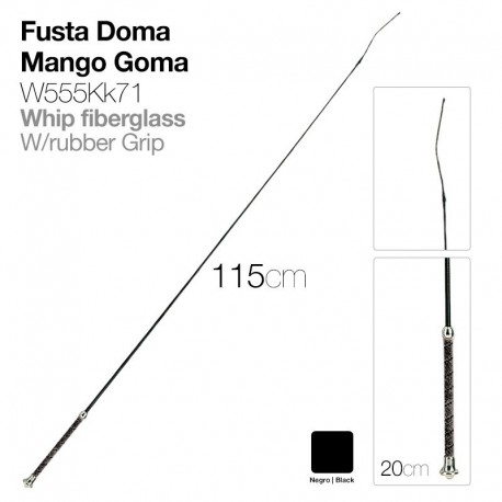 Fusta de doma mango goma 115 cm