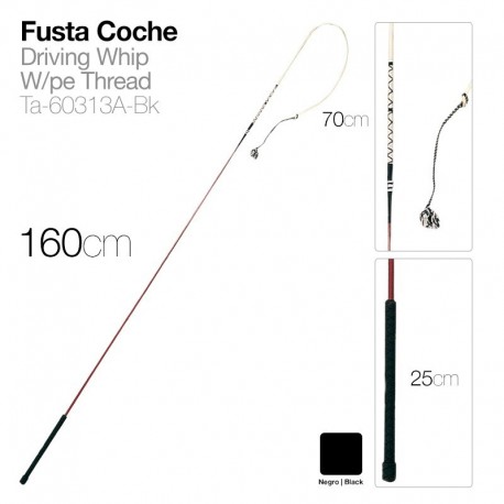 Fusta coche negro 160 cm