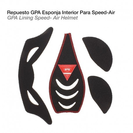 Repuesto de esponja interior del casco GPA Speed Air