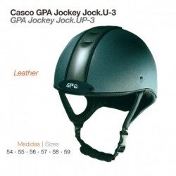 Casco equitación GPA Jockey.up-3 Leather 2X