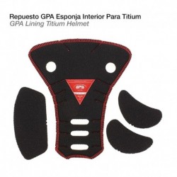 Repuesto de esponja interior del casco GPA Titium