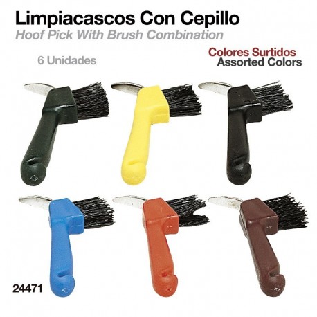 Limpiacascos con cepillo