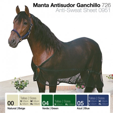 Manta antisudor ganchillo
