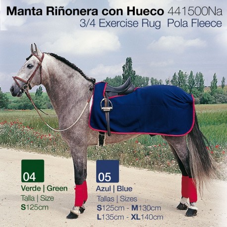 Manta riñonera con hueco