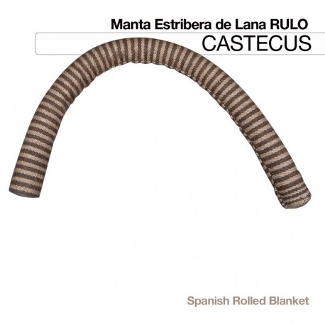 Manta estribera rulo de lana Castecus