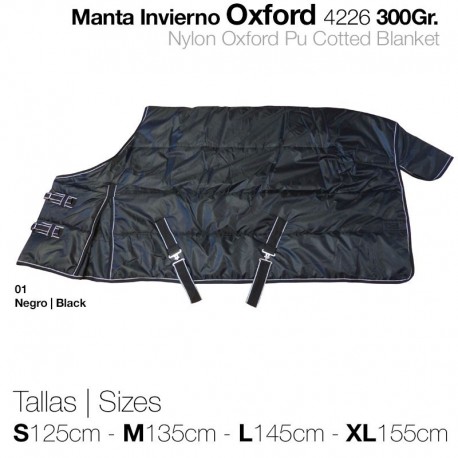 Manta invierno impermeable Oxford