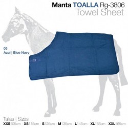 Manta toalla para caballos