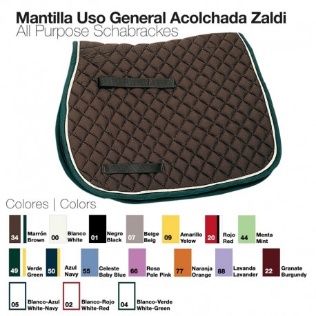 Mantilla Zaldi Uso General acolchada