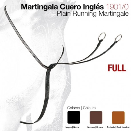 Martingala cuero inglés