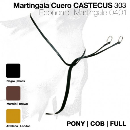 Martingala cuero Castecus