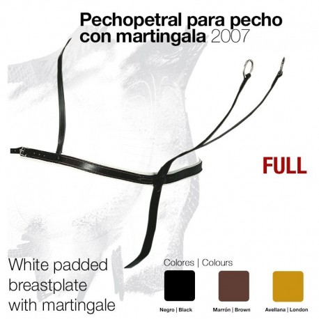 Pechopetral pecho con martingala