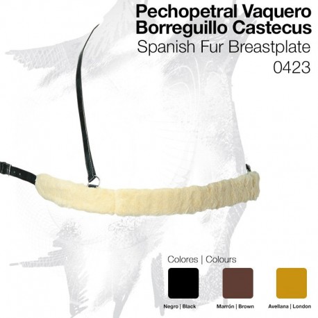 Pechopetral vaquero borreguillo Castecus