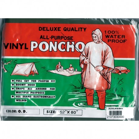 Poncho nylon para lluvia