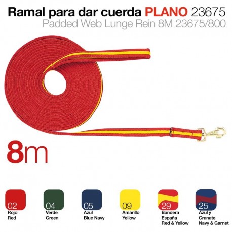 Ramal dar cuerda algodón plano