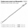 Cadena para ramal con mosquetón