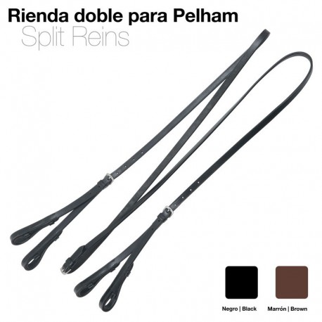 Riendas doble para Bocado Pelham