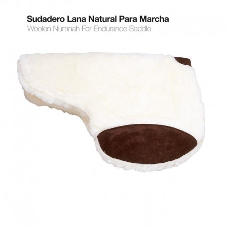 Sudadero lana natural para marcha