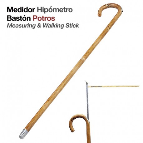 Medidor hipómetro bastón potros