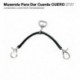 Muserola cuero para dar cuerda