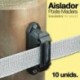 Aislador poste madera