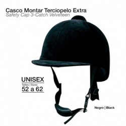 Casco de montar terciopelo extra