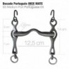 Bocado Portugués 2D inox mate