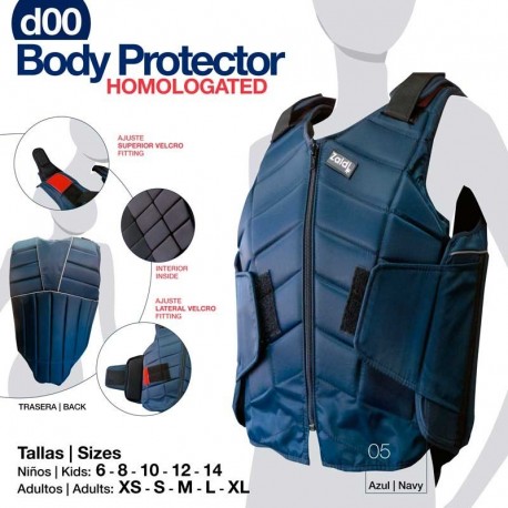 Body protector homologado