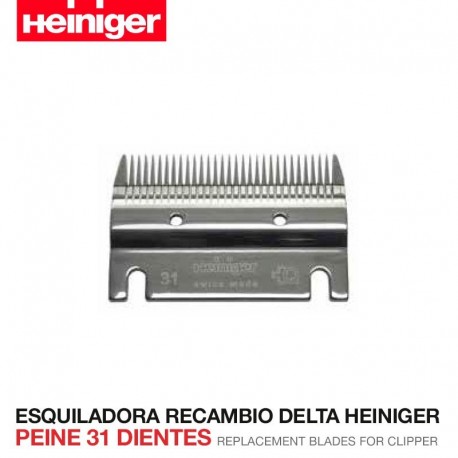 Peine 31 dientes Esquiladora Delta Heiniger