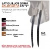 Latiguillos Doma Zaldi Extra en "V"