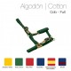 Cabezada cuadra algodón