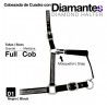 Cabezada cuadra con diamantes