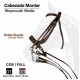 Cabezada montar doble rienda