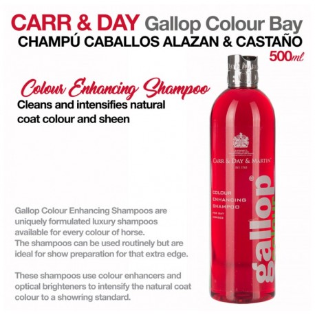 Carr & Day champú caballos alazán y castaño