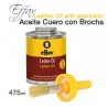 Effax aceite cuero lederol con brocha