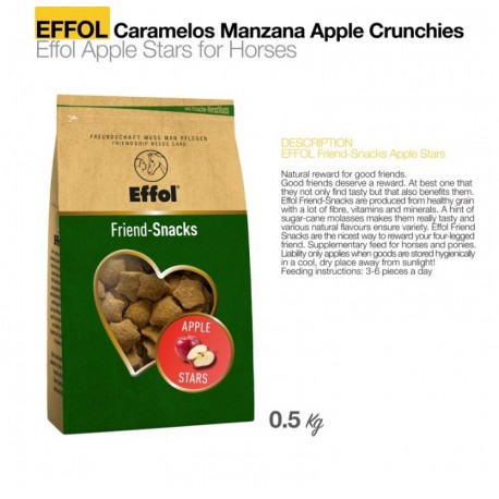 Effol caramelos manzana apple crunchies