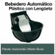 Bebedero automático plastico para caballos con lengüeta