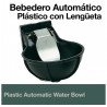 Bebedero automático plastico para caballos con lengüeta